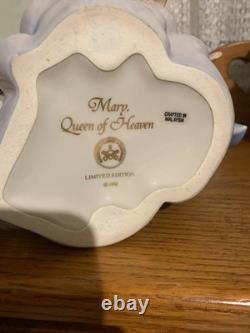 MARY QUEEN OF HEAVEN STATUE WithANGELS LIMITED EDITION FRANKLIN MINT