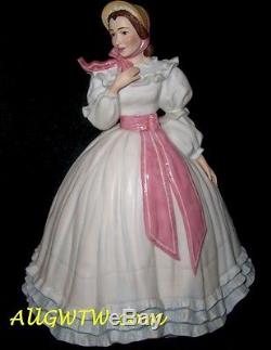 MELANIE WILKES Figurine Gone With the Wind 11 Porcelain 1988 by Franklin Mint