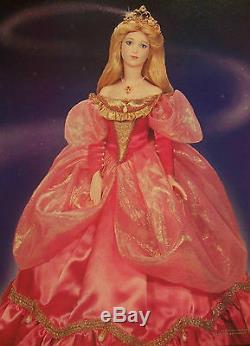 MIB FRANKLIN MINT CINDERELLA 19 Porcelain DOLL +COA Gerda Neubacher