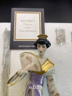 MICHIKO, PRINCESS OF THE PLUM BLOSSOMS by Manabu Saito Franklin Mint