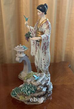 Mariko Princess of the Wisteria Blossoms Manabu Saito FRANKLIN MINT Porcelain