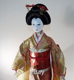 Mariko The Japanese Bride Bisque Porcelain Doll Franklin Mint Heirloom Geisha