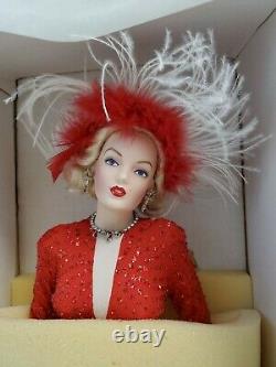 Marilyn Monroe Doll 18 Red Prefer Blonde Franklin Mint Heirloom Estate Vintage