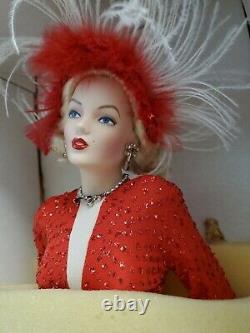Marilyn Monroe Doll 18 Red Prefer Blonde Franklin Mint Heirloom Estate Vintage