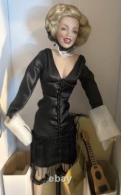 Marilyn Monroe Franklin Mint 19 Porcelain Doll & Box Some Like it Hot READ