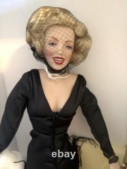 Marilyn Monroe Franklin Mint 19 Porcelain Doll & Box Some Like it Hot READ