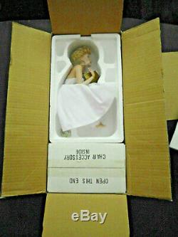 Marilyn Monroe Franklin Mint Love Marilyn Porcelain Portrait Doll Bnib Coa Chair