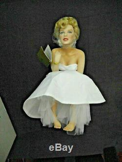 Marilyn Monroe Franklin Mint Love Marilyn Porcelain Portrait Doll Bnib Coa Chair
