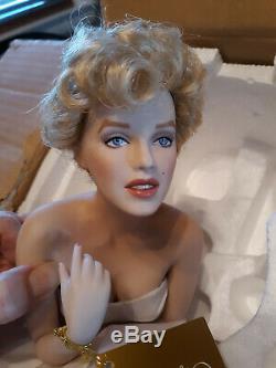 Marilyn Monroe Franklin Mint Porcelain Doll LOVE MARILYN New In Box