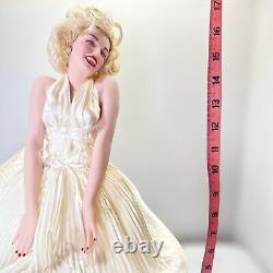 Marilyn Monroe Franklin Mint Seven Year Itch Porcelain Doll Box is Damaged