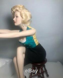Marilyn Monroe Franklin Mint Unforgettable Marilyn Porcelain Doll NEW IN BOX