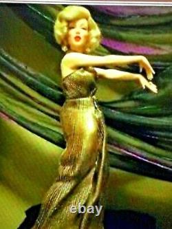 Marilyn Monroe Gold Franklin Mint Porcelain