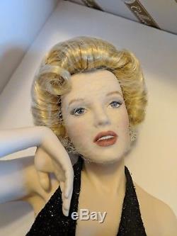 Marilyn Monroe Porcelain Portrait Doll Eternally Marilyn B11e726 Franklin Mint