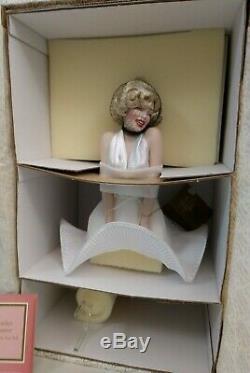 Marilyn Monroe Seven 7 Year Itch Franklin Mint Heirloom Porcelain Dollnrfb