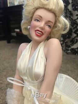 Marilyn Monroe The Seven Year Itch Porcelain Doll By Franklin Mint