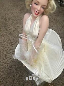 Marilyn Monroe The Seven Year Itch Porcelain Doll By Franklin Mint