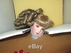 Maryse Nicole Blushing Rose All Porcelain Doll for The Franklin Mint NRFB