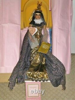 Maryse Nicole Cleopatra Porcelain Doll in Original Box Franklin Mint Retired