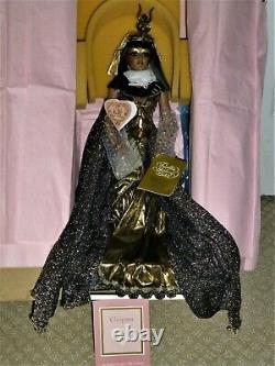 Maryse Nicole Cleopatra Porcelain Doll in Original Box Franklin Mint Retired