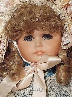 Maryse Nicole Evyett Mein Lieblin Vintage 1990 Full Porcelain Doll Victorian