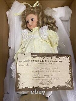 Maryse Nicole Porcelain Doll Franklin Mint- Jennifer- 1992- #18 Of 250