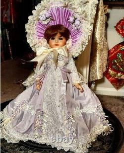 Maryse Nicole jumeau Vintage 1990 Full Porcelain Doll Victorian