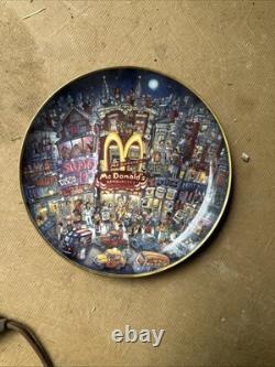 McDonald's Vintage Collector's Plate Franklin Mint'Golden Moments' Design 5/6