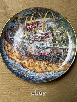 McDonald's Vintage Collector's Plate Franklin Mint'Golden Moments' Design 5/6