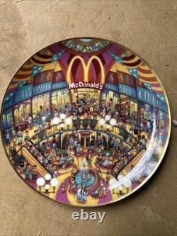 McDonald's Vintage Collector's Plate Franklin Mint'Golden Moments' Design 5/6