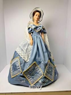 Melanie & Ashley Wilkes Porcelain Dolls Gone With The Wind Collector Set