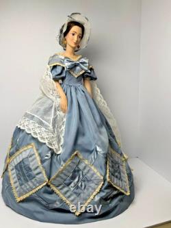 Melanie & Ashley Wilkes Porcelain Dolls Gone With The Wind Collector Set