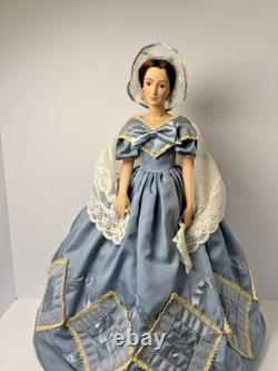 Melanie & Ashley Wilkes Porcelain Dolls Gone With The Wind Collector Set