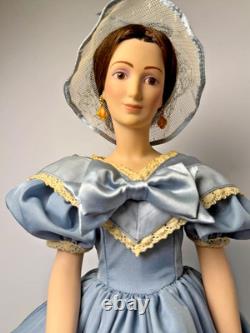 Melanie & Ashley Wilkes Porcelain Dolls Gone With The Wind Collector Set