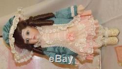 Mib 1994 Franklin Mint Porcelain Doll 16'' Bebe Bru Signed By Maryse Nicole