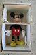 Mickey Mouse Heirloom Dolls Franklin Mint Premier Edition Porcelain Head Box Sta