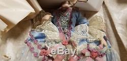 Mint Nib Coa Franklin Mint Heirloom Marie Antoinette Porcelain Doll 17