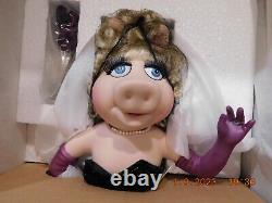 Miss Piggy 2000 Franklin Mint Celebrate With MOI Millenium Limited 3500 W COA