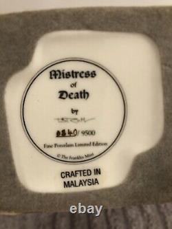 Mistress Of Death Franklin Mint Fine Porcelain Limited Edition