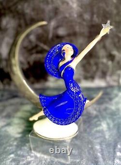 Moonlight In Platinum Franklin Mint 10 Statue Figurine Victoria Oldham 1987