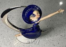Moonlight In Platinum Franklin Mint 10 Statue Figurine Victoria Oldham 1987