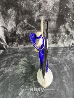 Moonlight In Platinum Franklin Mint 10 Statue Figurine Victoria Oldham 1987