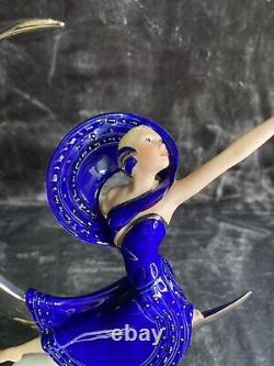 Moonlight In Platinum Franklin Mint 10 Statue Figurine Victoria Oldham 1987