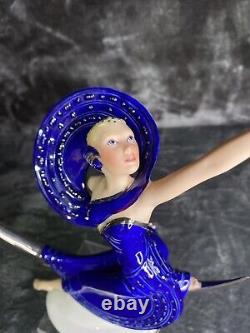 Moonlight In Platinum Franklin Mint 10 Statue Figurine Victoria Oldham 1987