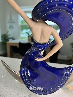 Moonlight In Platinum Franklin Mint 10 Statue Figurine Victoria Oldham 1987