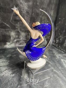 Moonlight In Platinum Franklin Mint 10 Statue Figurine Victoria Oldham 1987