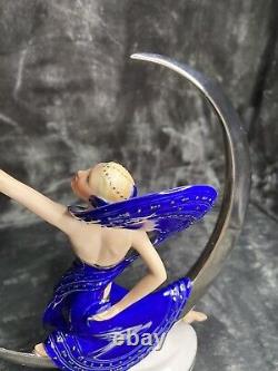 Moonlight In Platinum Franklin Mint 10 Statue Figurine Victoria Oldham 1987