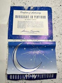 Moonlight In Platinum Franklin Mint 10 Statue Figurine Victoria Oldham 1987