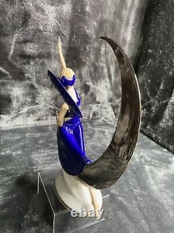 Moonlight In Platinum Franklin Mint 10 Statue Figurine Victoria Oldham 1987