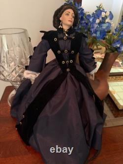 Mrs. O'Hara Gone with the Wind Franklin Mint Porcelain doll Estate Sale