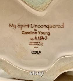 My Spirit Unconquered Caroline Young Porcelain Figurine Franklin Mint LE